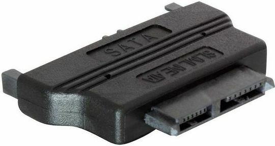 DeLock Adaptor Adaptor SATA 22-pini - Slim SATA 13-pini Negru (65156)
