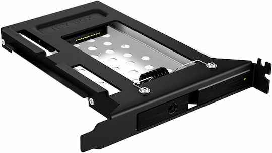Icy Box 3.5-Inch Mobile Rack For installation in a free PCI card Slot 2.5-Inch SATA HDD/SSD Μαύρο IB-2207STS