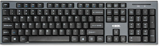 iBox Desktop KIT Pro Ασύρματο Σετ Πληκτρολόγιο & Ποντίκι Αγγλικό UK