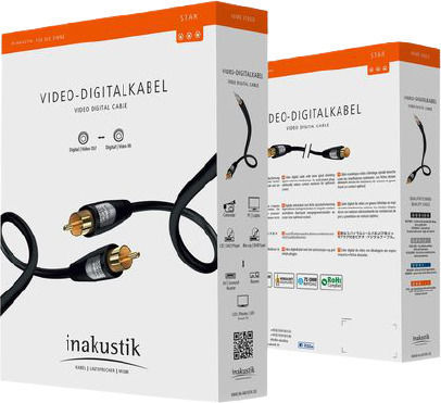 Inakustik 316215 Cable RCA male - RCA male 1.5m