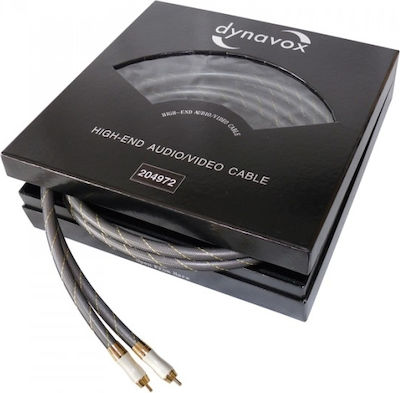 Dynavox Cable RCA male - RCA male 0.6m (204971)