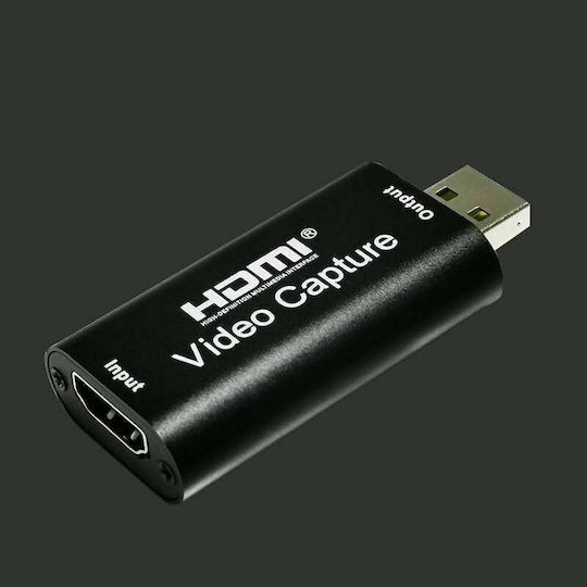 XO Μετατροπέας USB-A male σε HDMI female Ασημί (06.005.0063)
