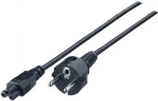 LogiLink Schuko - IEC C5 Cable 1.8m Black (CP093)