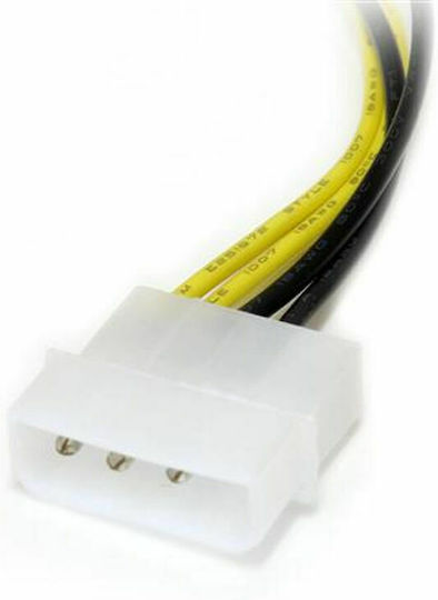 StarTech 4-Pin Molex - 8-Pin PCIe Cable 0.15m Πολύχρωμο LP4PCIEX8ADP
