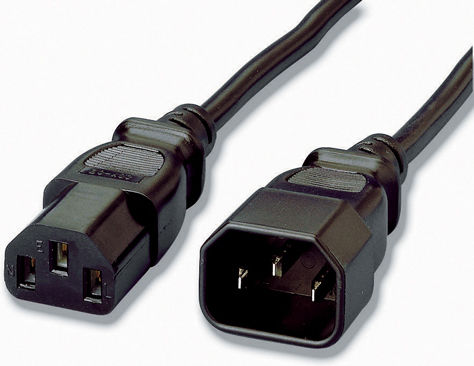 Equip IEC C13 - IEC C14 Cable 1.8m Black (112100)