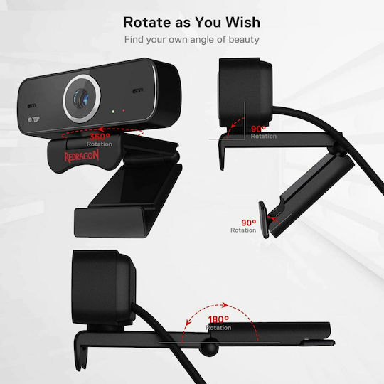 Redragon Web Camera HD 720p 28.11.0001