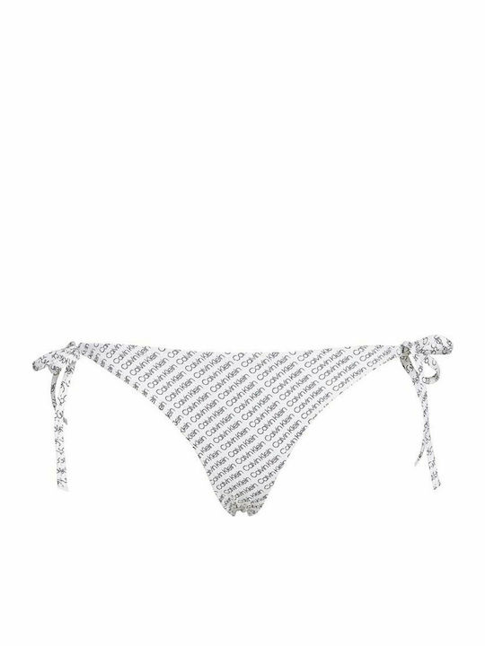 Calvin Klein Bikini Slip with Ties White