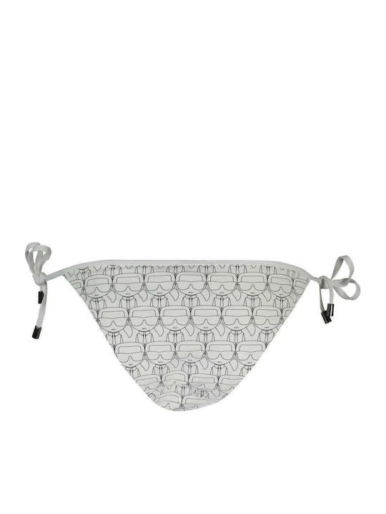 Bikini Brazil with Ties White