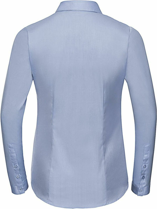 Long Sleeve Women's Shirt Light Blue Light Blue