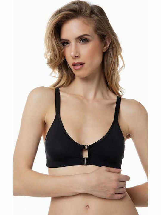 Athletic Gossip Athletic Athletic Bra without Underwire Black