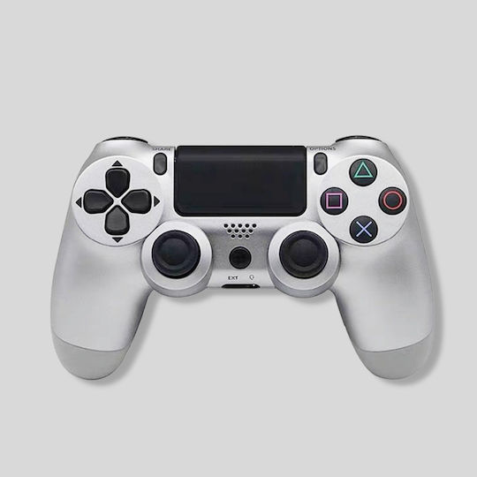 Doubleshock Ασύρματο Gamepad για PS4 Silver