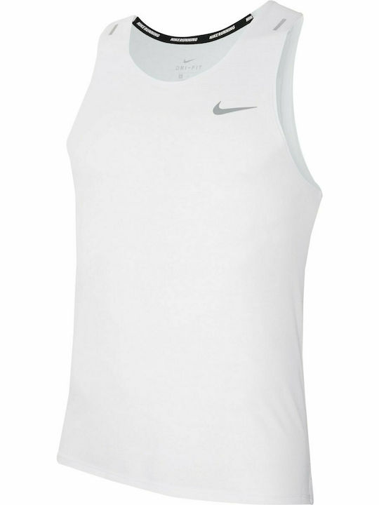 Nike Miler Men's Blouse Dri-Fit White