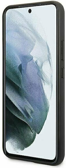 BMW Hard M Collection Triangles Back Cover Piele artificială Negru (Galaxy S22+ 5G - Galaxy S22+ 5G)
