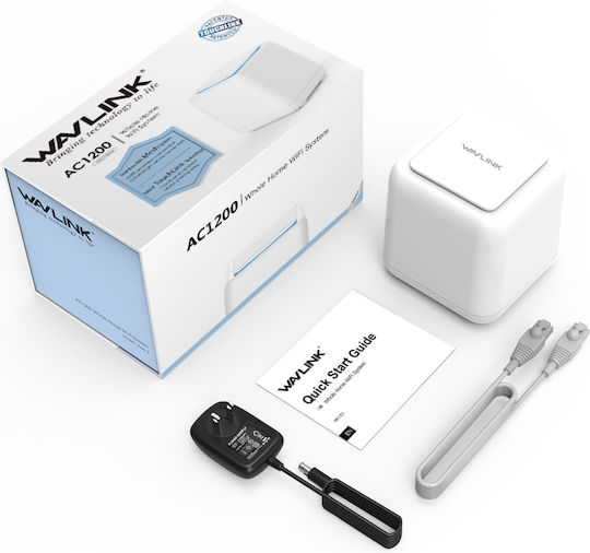 Wavlink Halo Base Pro WiFi-Mesh-Netzwerk Zugriffspunkt Wi‑Fi 5 Dualband (2,4 & 5 GHz) in Einzelner Bausatz