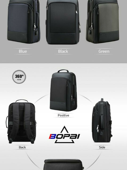 Bopai Waterproof Backpack Backpack for 15.6" Laptop Black 61-07311
