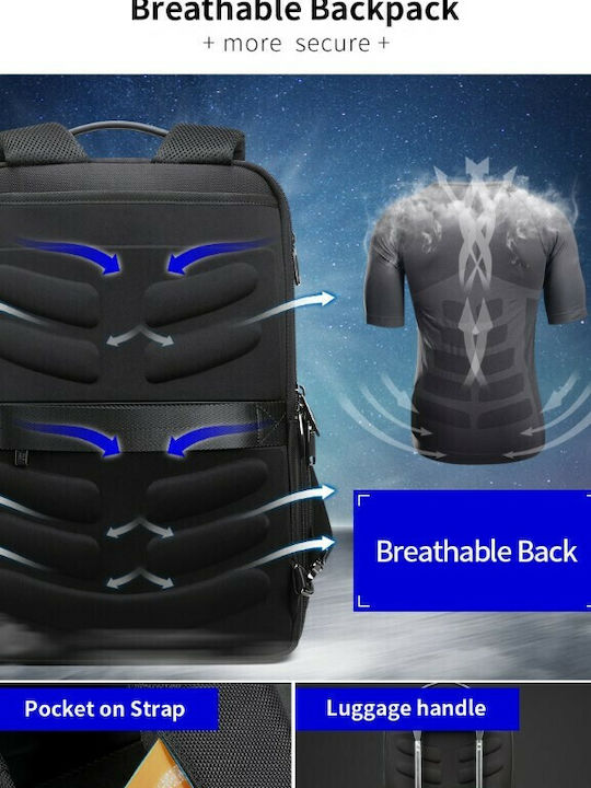 Bopai Waterproof Backpack Backpack for 15.6" Laptop Black 61-07311