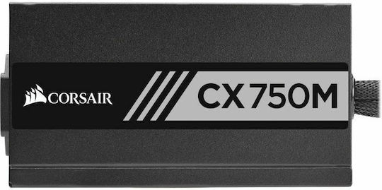 Corsair CX Series CX750M (2021) 750W Τροφοδοτικό Υπολογιστή Semi Modular 80 Plus Bronze