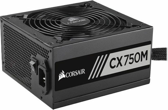 Corsair CX Series CX750M (2021) 750W Τροφοδοτικό Υπολογιστή Semi Modular 80 Plus Bronze
