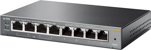 TP-LINK TL-SG108PE Unmanaged L2 PoE Switch with 8 Ethernet Ports