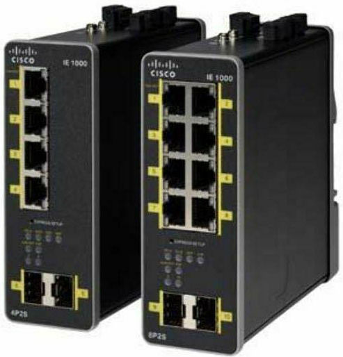 Cisco IE-1000-8P2S-LM Verwaltet L2 Switch mit 8 Ports Gigabit (1Gbps) Ethernet und 2 SFP Ports