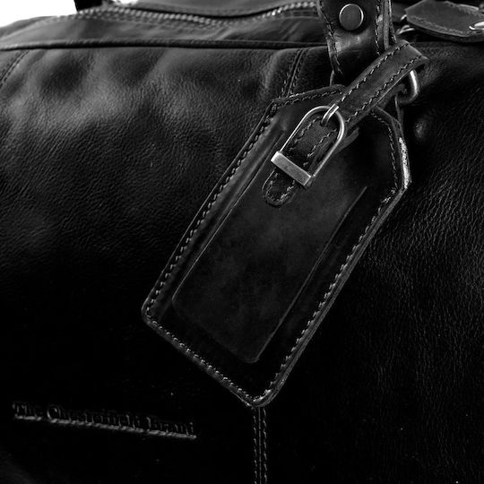 The Chesterfield Brand C20.000400.161 Sack Voyage 40lt Black made of Leather L54xW27xH28cm