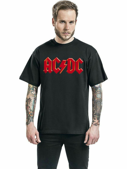DC T-shirt AC/DC Black Cotton R143