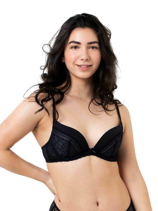 Beige/Black Σουτιέν mit leichter Polsterung mit Bügel 2Pack