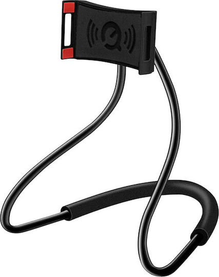 Gadgetmonster Lazy Neck Βάση Λαιμού για Κινητό σε Μαύρο χρώμα