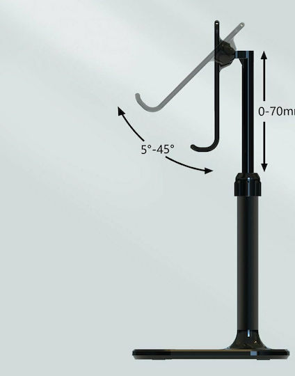 Hurtel B026 Stand De Birou Pentru Telefon Mobil Negru