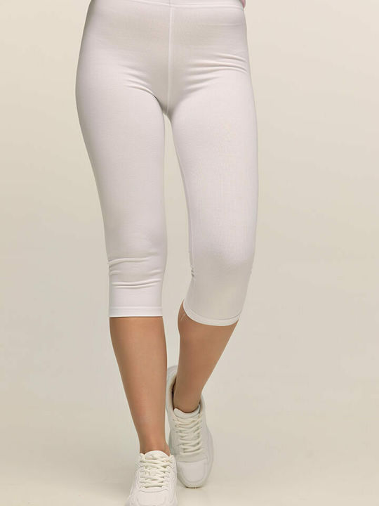 Women's Capri Training Legging White