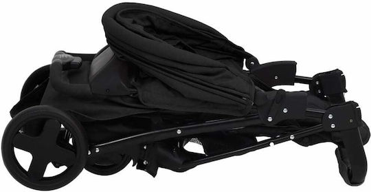 vidaXL Verstellbar 3 in 1 Baby Kinderwagen Geeignet für Neugeborene Charcoal 9.41kg