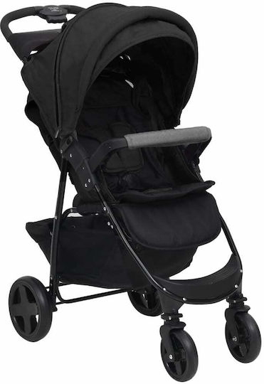 vidaXL Verstellbar 3 in 1 Baby Kinderwagen Geeignet für Neugeborene Charcoal 9.41kg