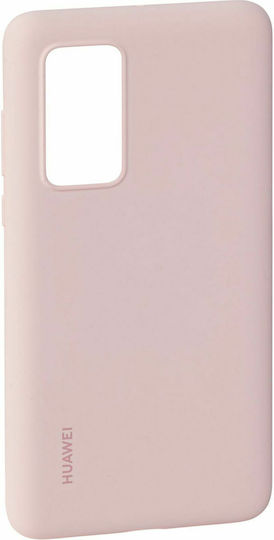 Huawei Back Cover Σιλικόνης Ροζ (Huawei P40)