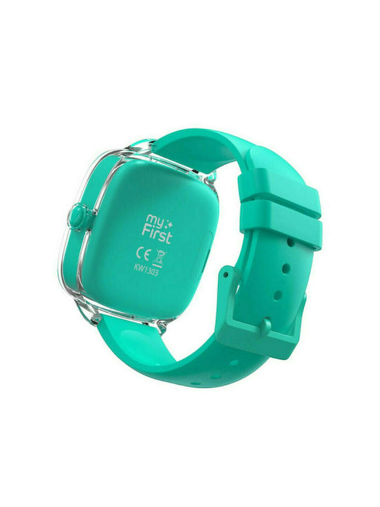 myFirst Smartwatch pentru copii Λουράκι cu curea din cauciuc/plastic Verde