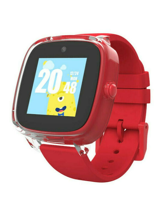 myFirst Kids Digital Watch Strap with Rubber/Plastic Strap Red