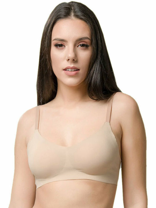 Women's Bra with Removable Padding Beige