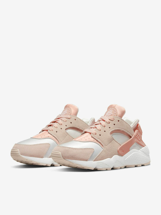 Nike Air Huarache Run Sneakers Summit White / Light Madder Root / Atmosphere