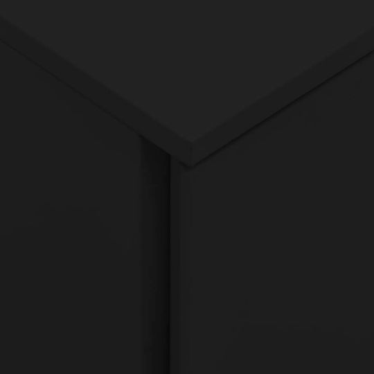 Cabinet de Birou Metalic cu Roți, Cheie & Sertare Negru 39x45x60cm