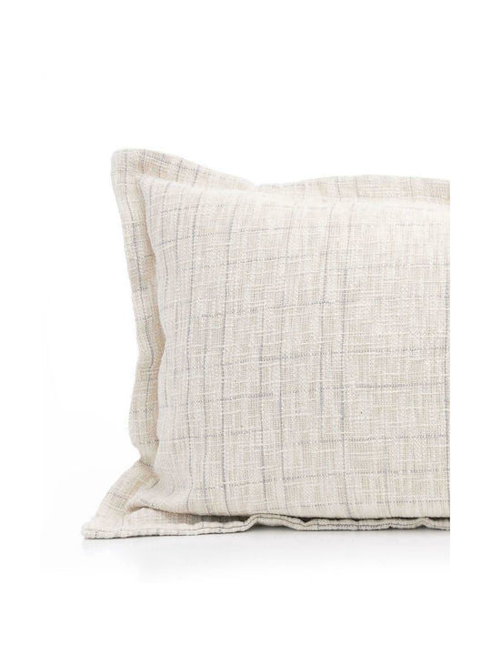 Pennie Decorative Pillow Case Abelin from 100% Cotton Grey 30x40cm.