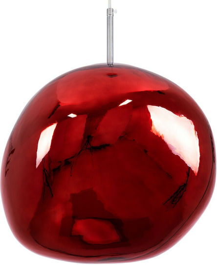 GloboStar Dixar Pendant Light Red Ball with Socket E27 41x41x45cm