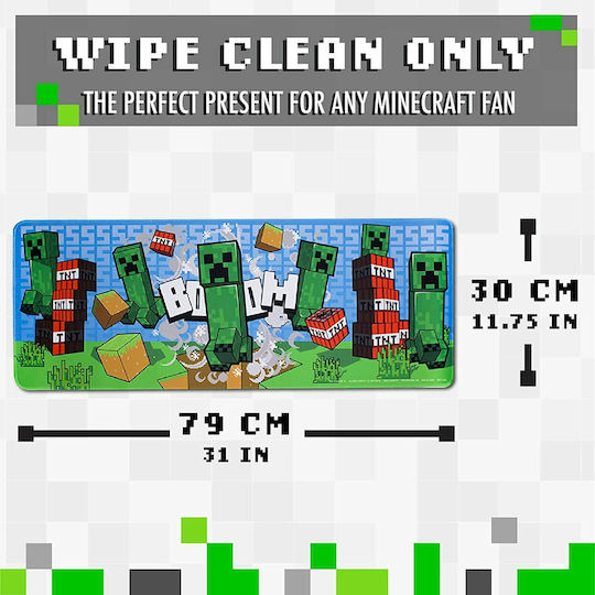 Paladone Minecraft Creeper Mouse Pad XXL (800mm) Black PP8803MCF