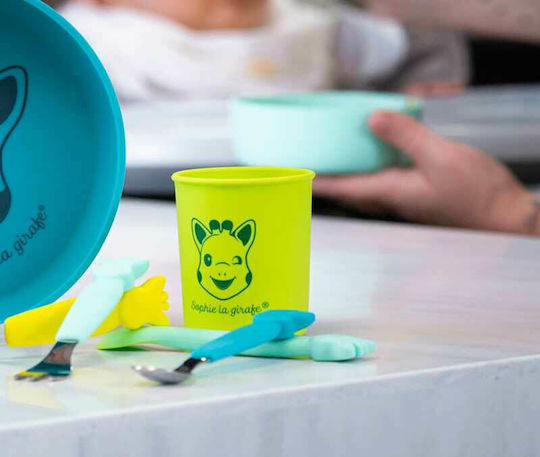 Sophie La Girafe Baby Cup made of Silicone Green for 6m+m+