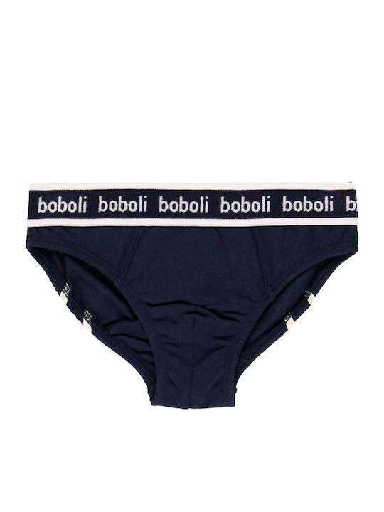Boboli Παιδικό Σετ με Βρακάκια Μπλε 3τμχ