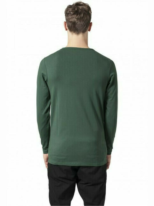 Urban Classics Men's Long Sleeve Blouse Green