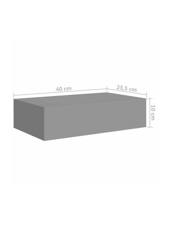 Стенни Рафтoве Сиви (2 Бр.) 40x23.5x10 см