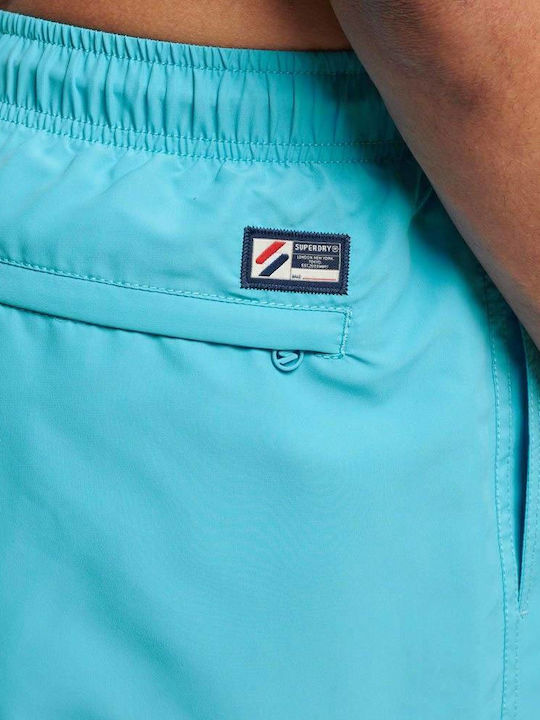 Code Applque Men's Swimwear Shorts Turquoise