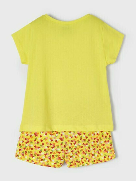 Mayoral Kids' Pajamas Summer Yellow