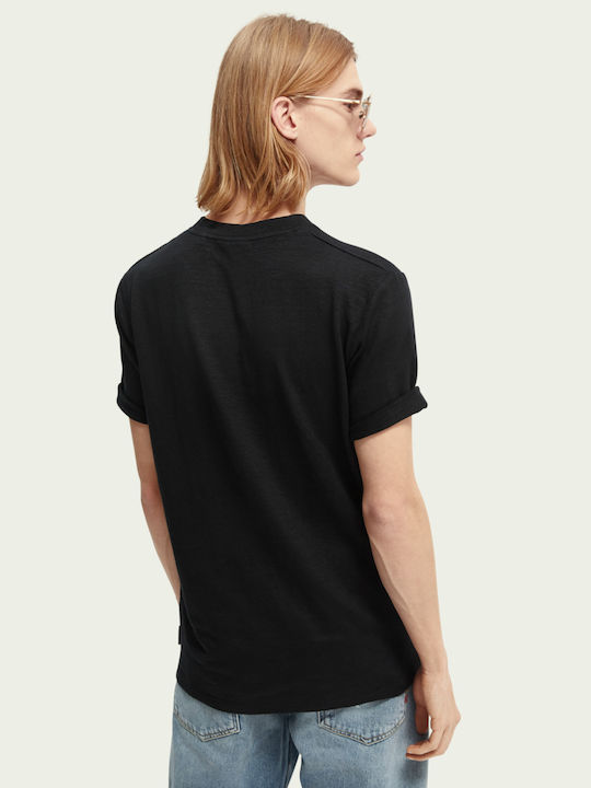 Scotch & Soda Men's Short Sleeve T-shirt Black