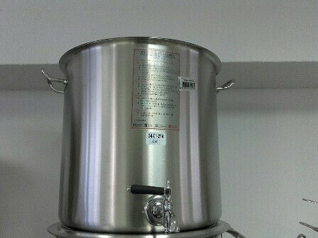 JDS Stainless Steel Pressure Cooker Capacity 52lt with Diameter 40cm and Height 40cm.