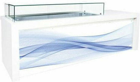 Niki Inox Kühlvitrine Standgerät 92x90x115cm